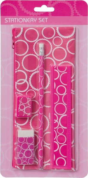Набір шкільного приладдя Nota Bene рожевий