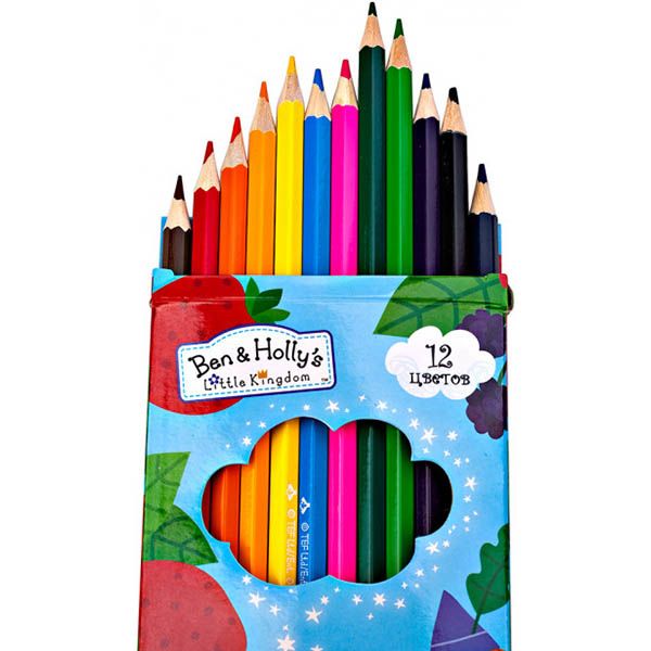 Карандаши цветные Ben&Hollys Little Kingdom, 12 шт.
