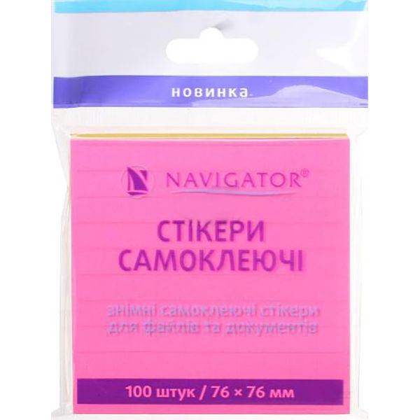 Стикеры 100 шт. 76х76 мм Navigator