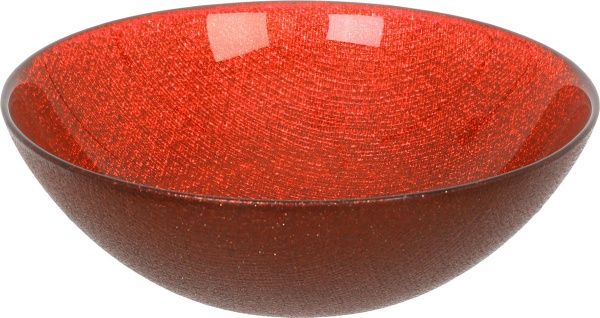 Блюдо Glimmer 20 см червоне Decor Cam 