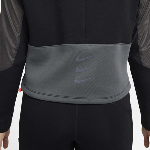 Джемпер Nike W NK DF RUN DVN CREW DD5263-010 р. XS черный