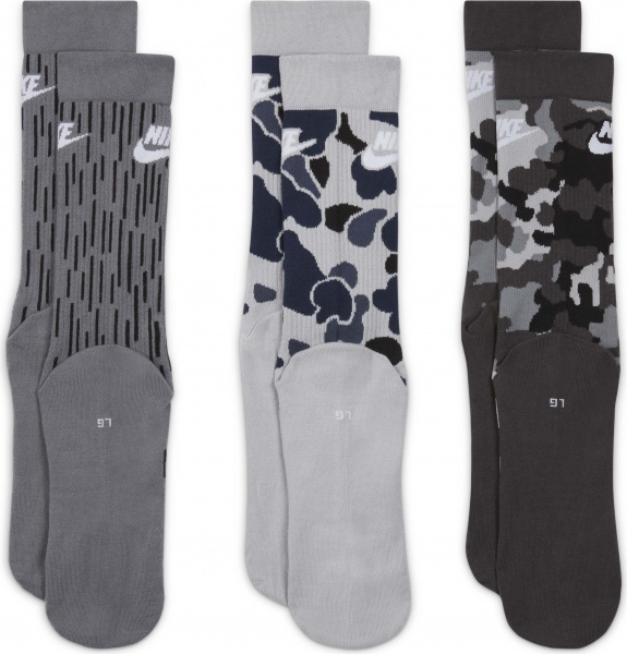 Носки Nike Everyday Essential DH3414-902 р.L серый