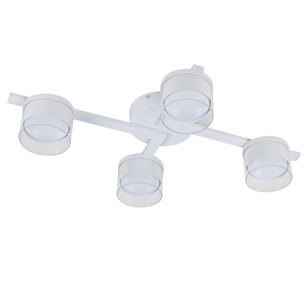 Люстра потолочная Victoria Lighting 4xGX53 белый Field/PL4 white