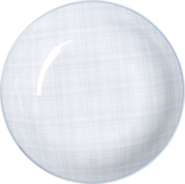 Тарелка суповая Fashion 20 см голубая Fiora