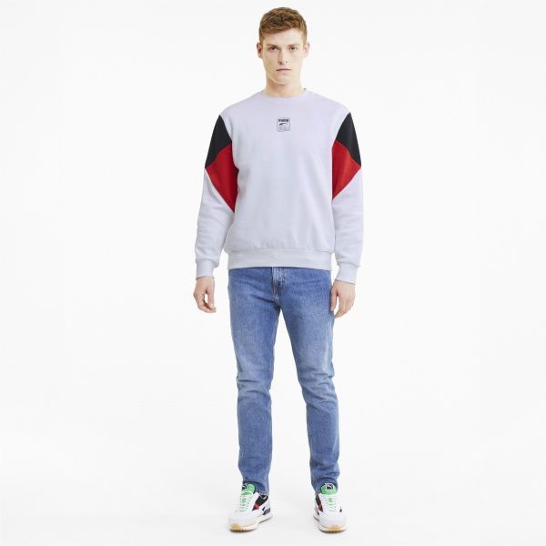 Джемпер Puma Rebel Crew Small Logo 58489102 р. XL білий