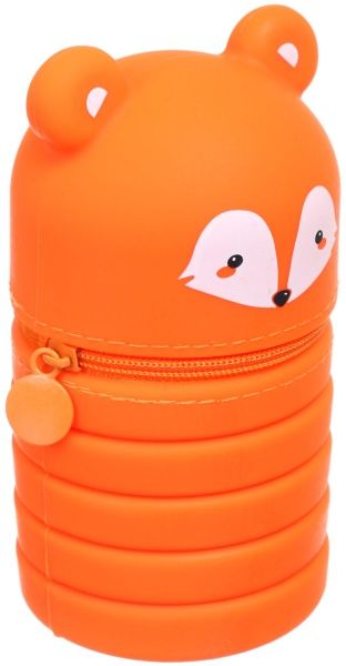 Пенал-тубус Лисичка 11х6,5/19х6,5 см помаранчевий