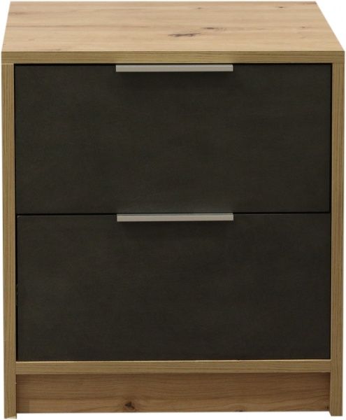 Тумба прикроватная Матера 440х354х490 мм М-ТКр 2д/м дуб артизан/матера 