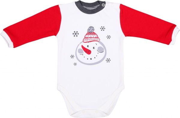 Боди детское унисекс Baby Veres Happy New Year цельный р.68 красный 