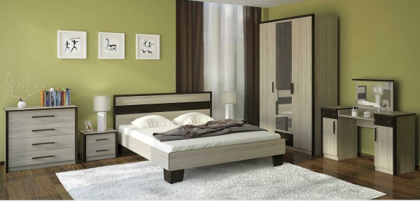 Шкаф-пенал SOKME 3Д Скарлет дуб сонома/венге магия 