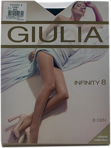 Колготки Giulia Infinity 8 den р. 4 черный 