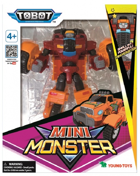 Игрушка-трансформер Tobot Детективы Галактики мини Монстр 301097 