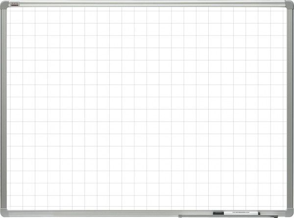 Доска магнитно-маркерная 2х3 в клетку АLU23 60х90 cм TSQ96 