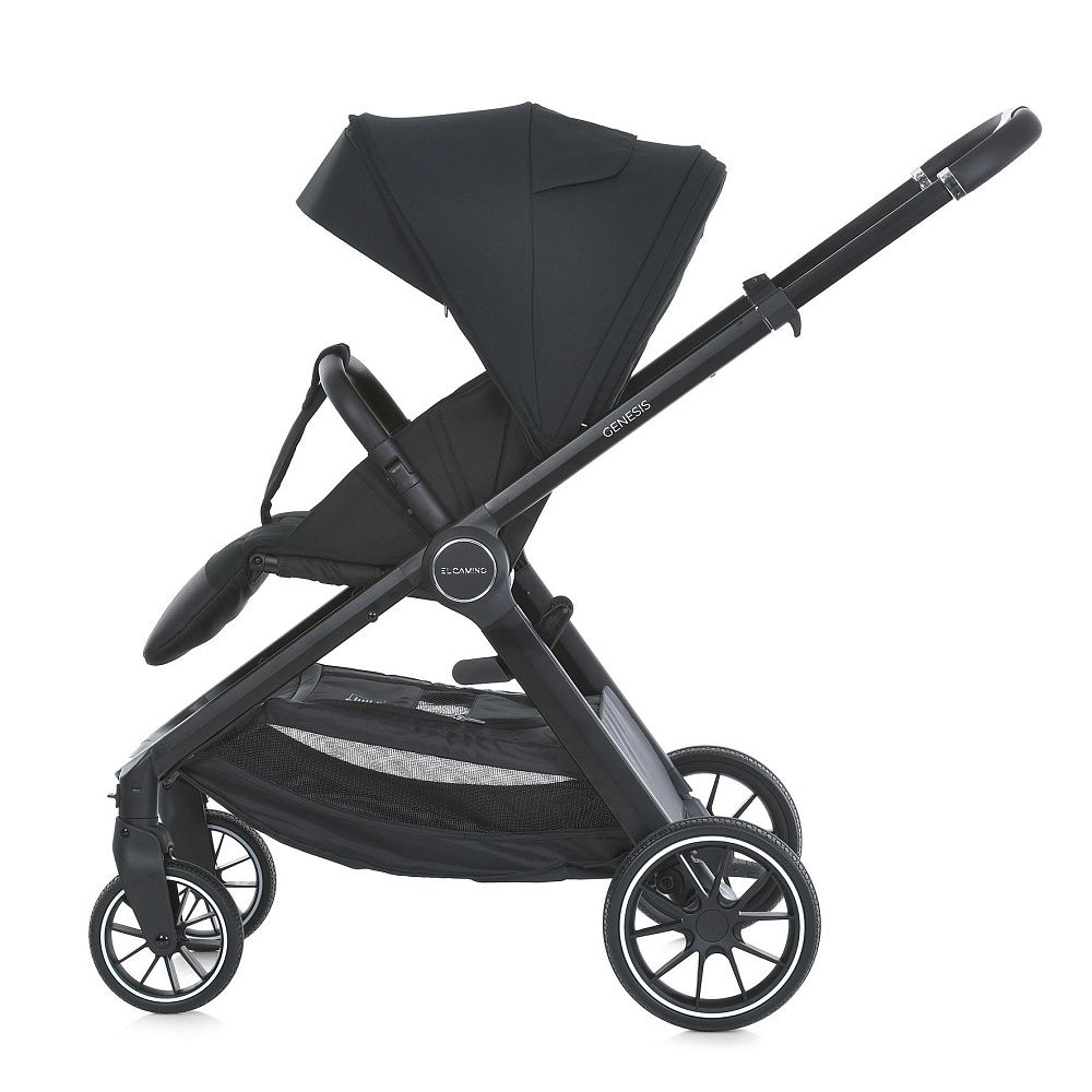Коляска універсальна 2 в 1 El Camino ME 1126 GENESIS Jet Black