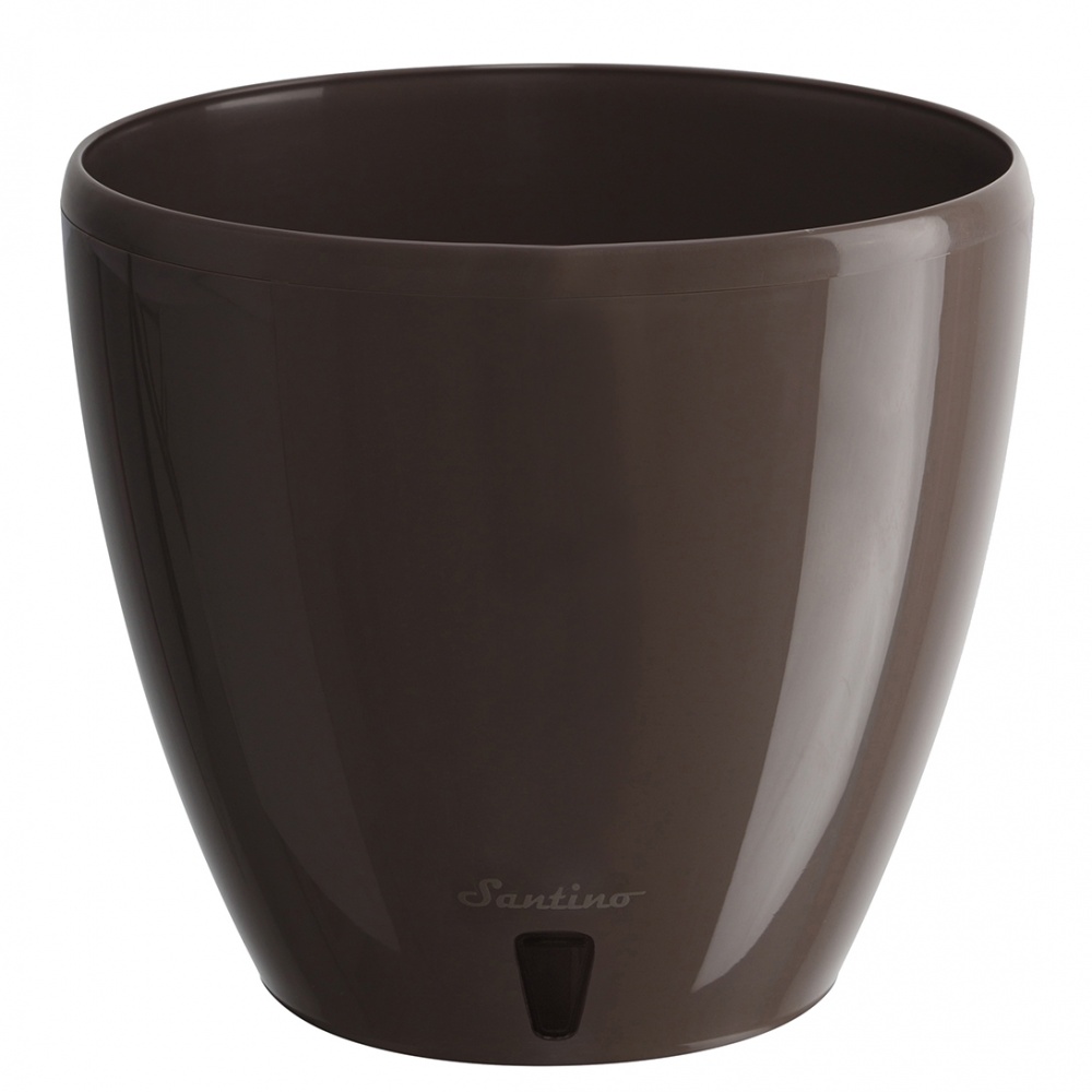 Вазон пластик Deco Twin круглий шаде 1,5 л Santino (2008916)