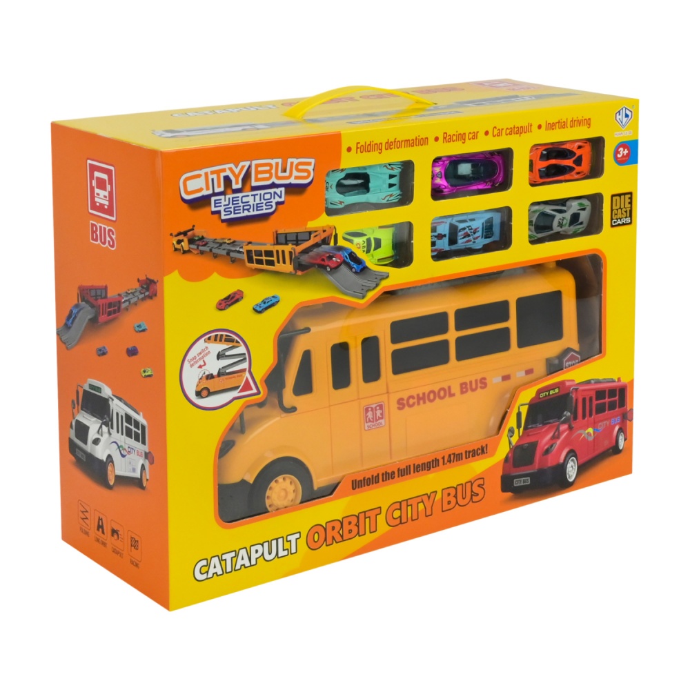 Ігровий набір Shantou Шкільний автобус-трек 8901