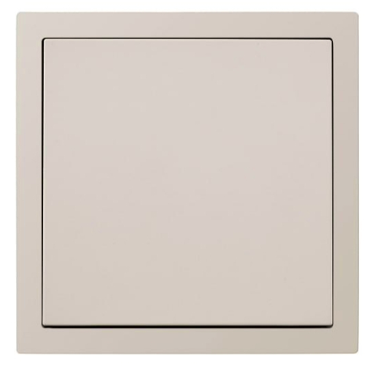 Механізм вимикача одноклавішний HausMark Juna без підсвітки пісочна/бежевий 7041-1888U2-100QC