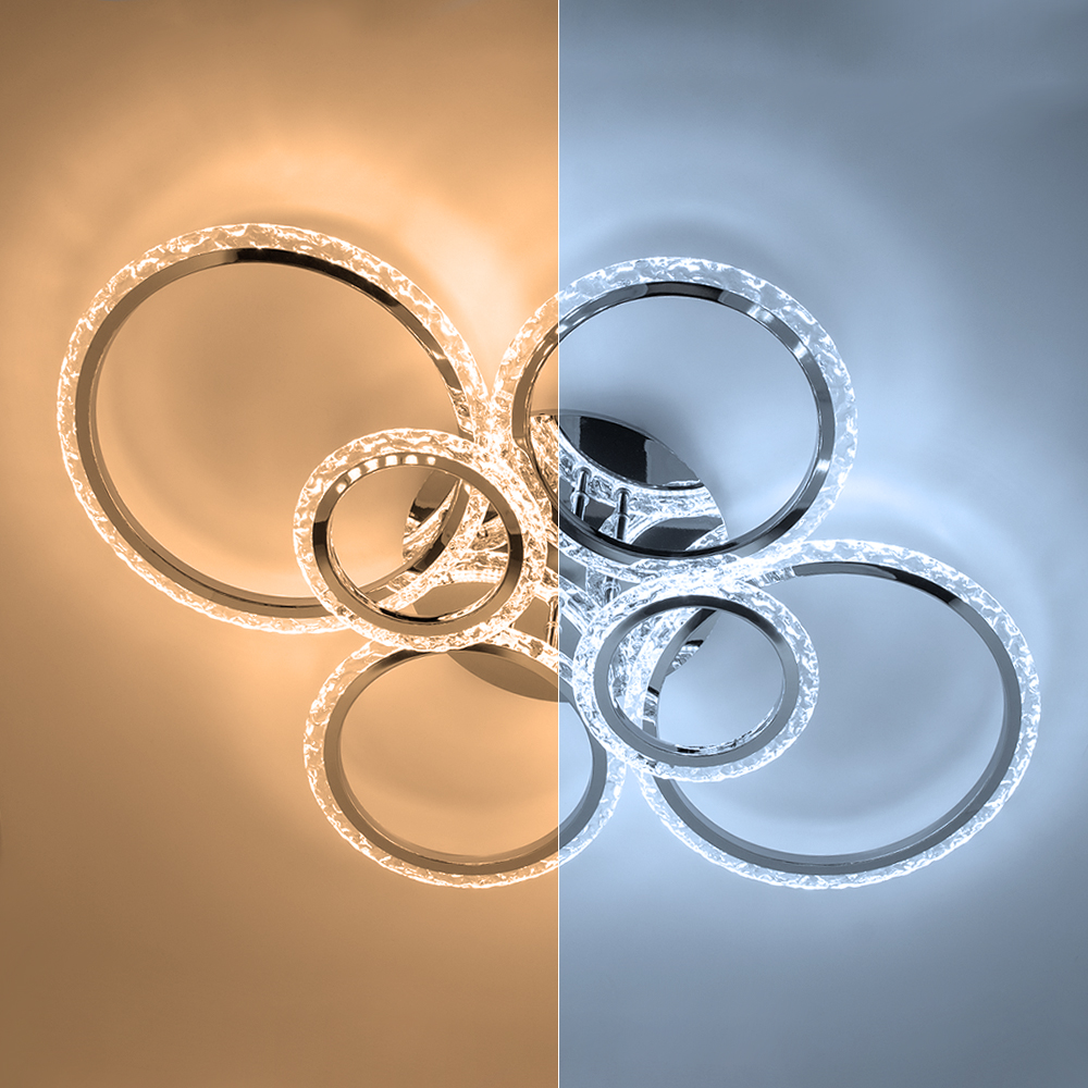 Люстра светодиодная Luminaria Europa 6x100 Вт LED-модуль хром EUROPA 100W 6R CHROME/ICE