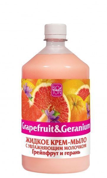 Крем-мыло Bioton жидкое Grapefruit & Geranium 1000 мл