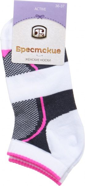Шкарпетки жіночі БЧК 1321 ACTIVE р. 23 білий 
