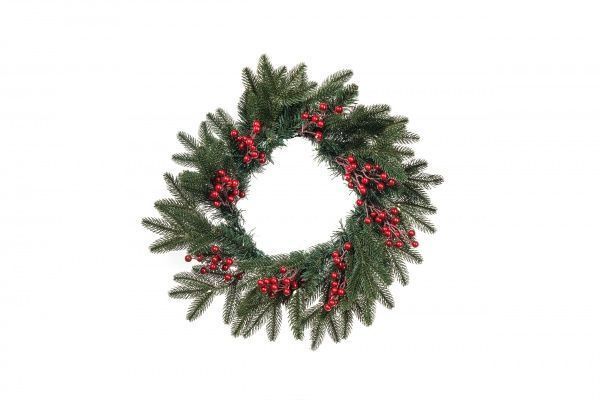 Вінок декоративний Лакіпак Різдвяний d350 мм 