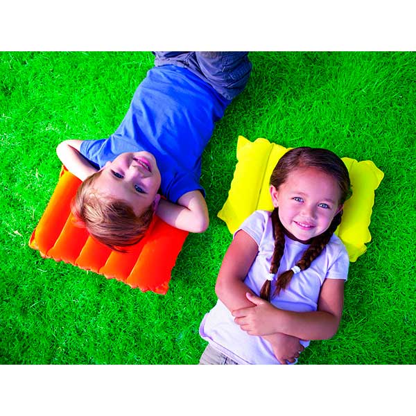 Подушка надувна Bestway 38x24x9 см кольорова