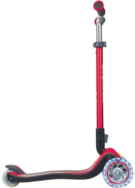 Самокат Globber Elite Prime с подсветкой красный 444-802 