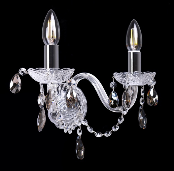 Бра Crystal Life AP801/02-K14СС.SM 2x40 Вт E14 хром 