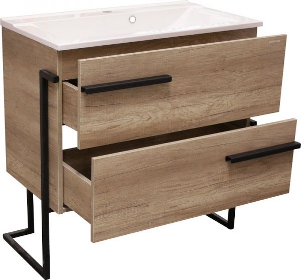 Тумба напольная Koller Pool напольная Neon 800 с умывальником GLR 80