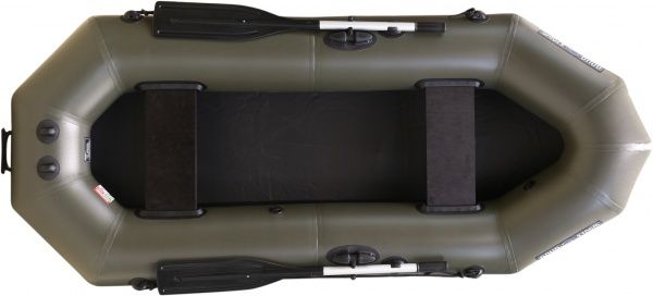 Човен надувний Aqua-Storm ПВХ 260 + Подарунок Супер Латка зелений