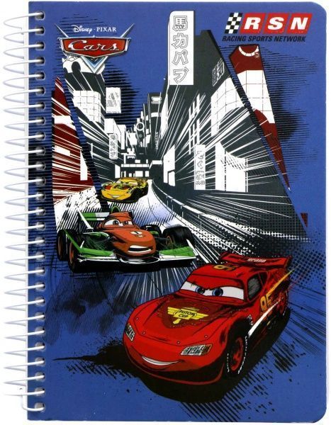 Блокнот Cars В6 120 л. Olli