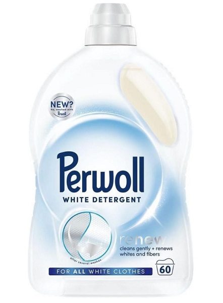 Гель для машинной и ручной стирки Perwoll для белых и светлых вещей 3 л
