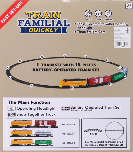 Ігровий набір Fenfa Залізниця 1600A-8E на батарейках