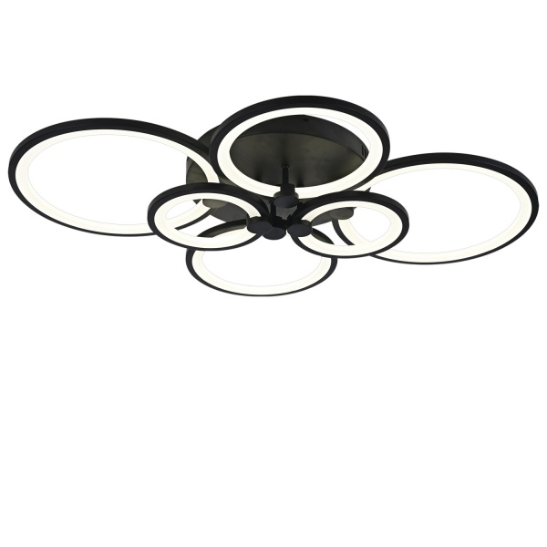 Люстра світлодіодна Victoria Lighting 127 Вт чорний Argo/PL6 black 