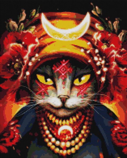 Алмазная мозаика Кошка Мольфарка ©Марианна Пащук 40х50 см DBS1081 Brushme 