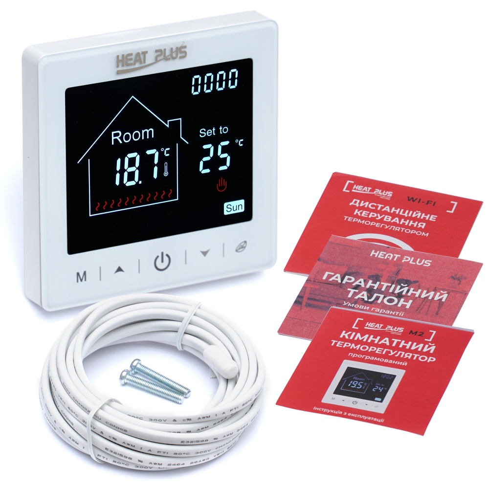 Терморегулятор для теплої підлоги Heat Plus M2.716 білий