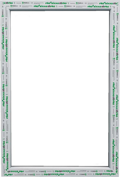 Окно глухое Steko S300 58 800x1200 мм без открывания