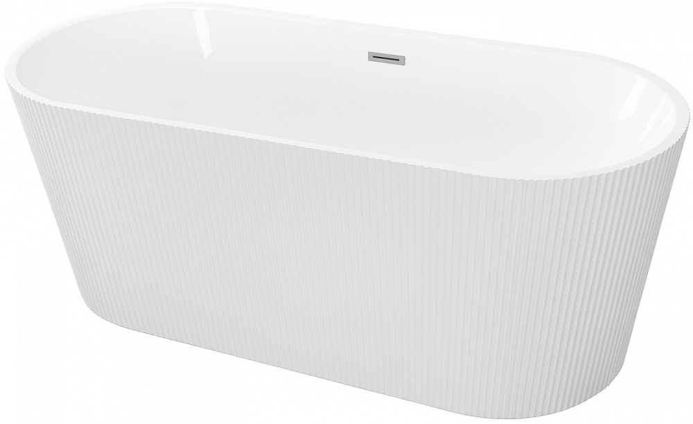 Ванна акрилова EGO WAVE окремостояча MS-03 білий 170х75 см