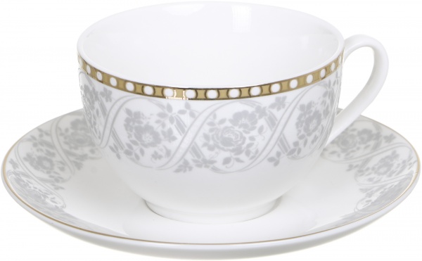 Чашка с блюдцем Montreal в подарочной упаковки Fiora