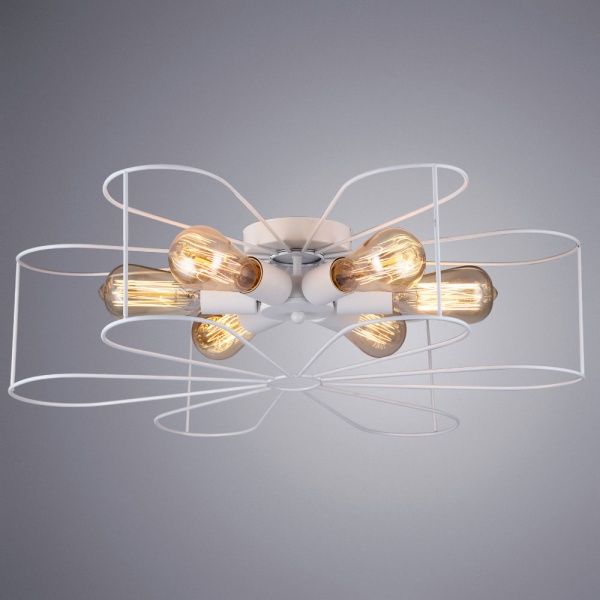 Люстра потолочная Arte Lamp Camomilla A6049PL-6WH 6x40 Вт E27 белый 