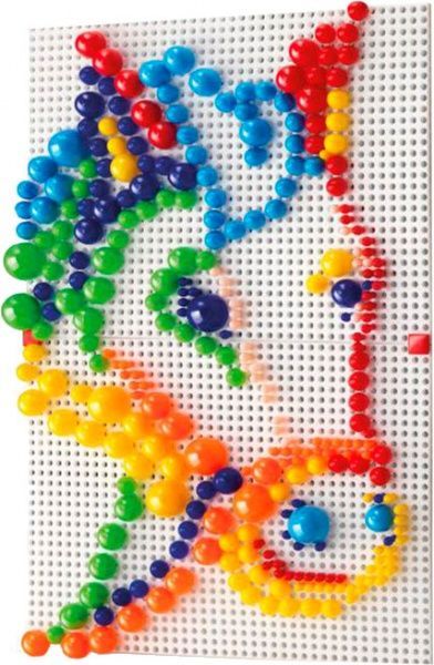 Набір для занять мозаїкою QUERCETTI Візерунки 300 шт. + 2 дошки