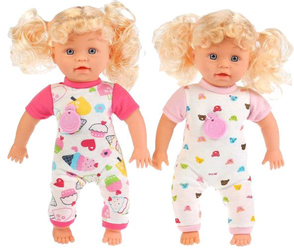 Лялька Defa 5094 мяконабивна зі звуковими ефектами В асортименті