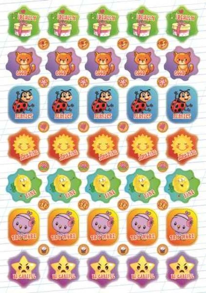 Раскраска «Оцінки (Самоклейка) 4 види» 9771997818015