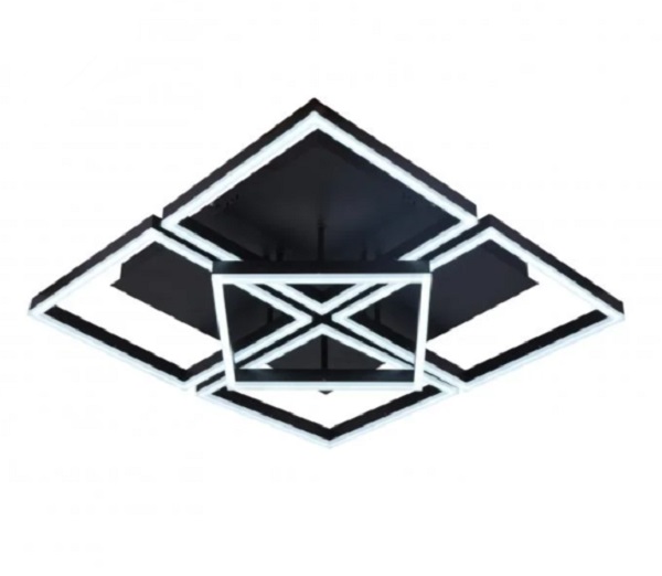 Люстра Miorro LED Senso 136 Вт чорний 51-313-017