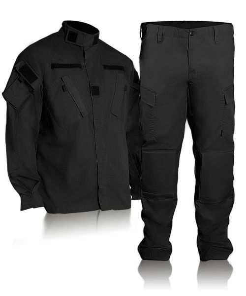 Костюм Торнадо «КОМБАТ» черный на молнии XL