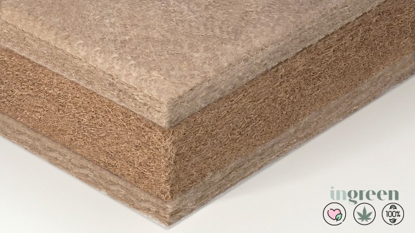 Матрац Кокос-конопля-конопля InGreen 60х120х10 см натуральний 202012 