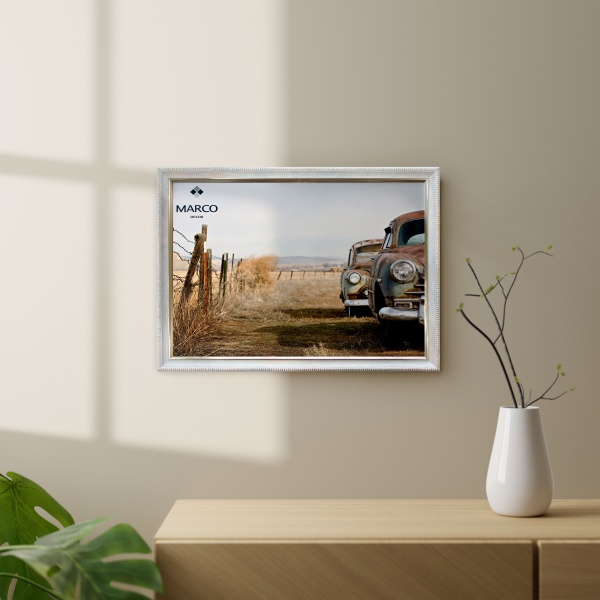 Рамка MARCO decor 1713 1 фото 30х40 см бежевий із синім 