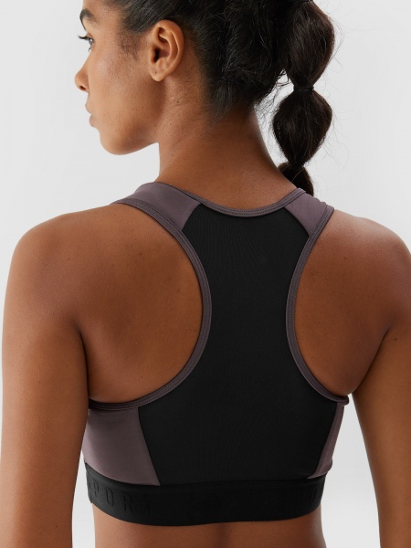 Бра 4F SPORT BRA F077 4FAW23USBAF077-82S р.L коричневий