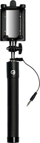 Селфі-монопод Grand-X MI3UBK black з дзеркалом