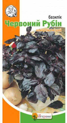 Семена Яскрава базилик Красный Рубин 0,3г
