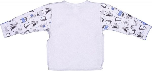 Распашонка детская Baby Veres Penguins р.62 голубой 
